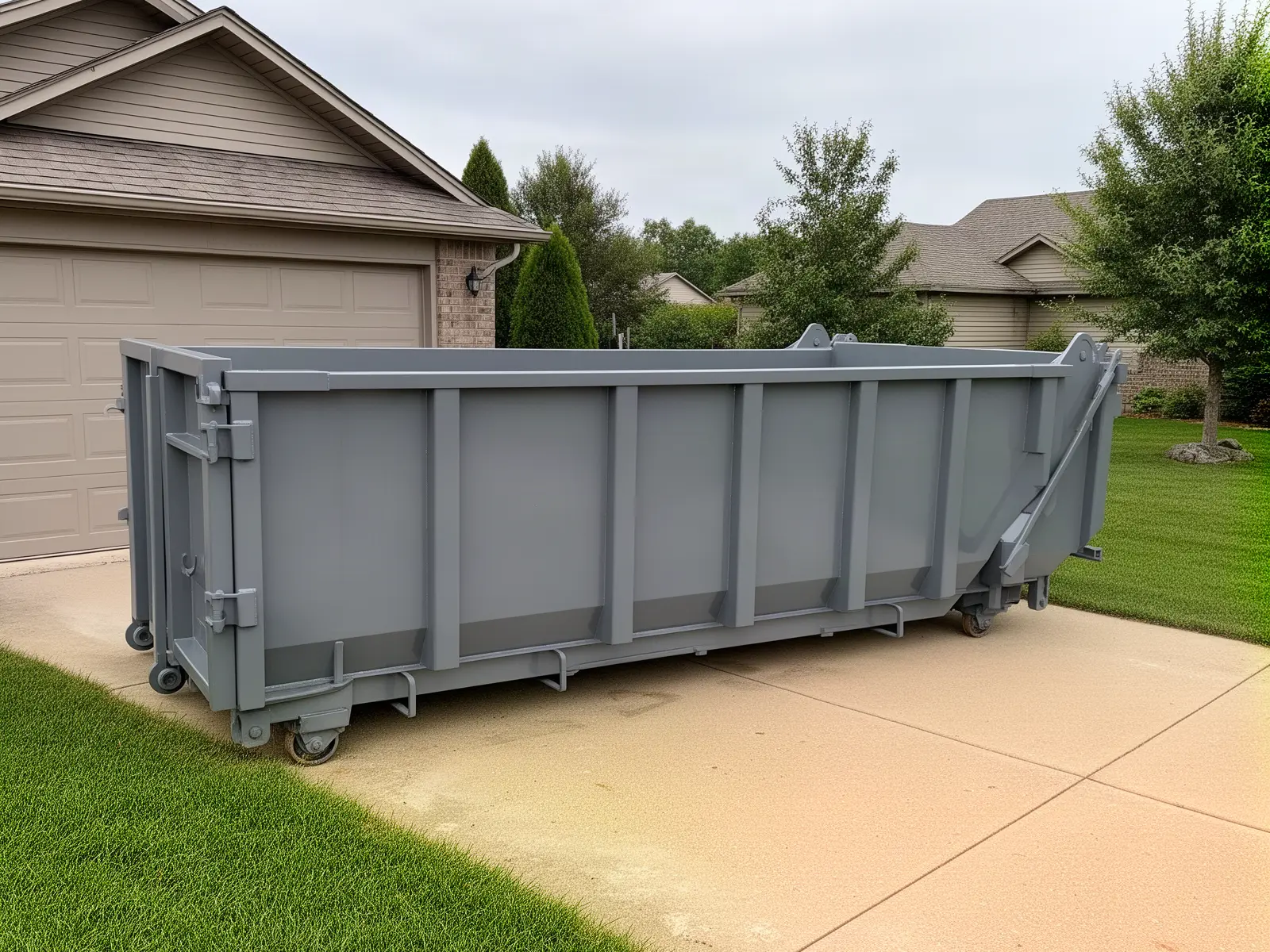 Roll-off dumpster from Austin Dumpster Rental Care in Roseville, CA